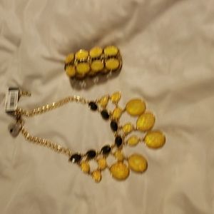 Macy's necklace and bracelet